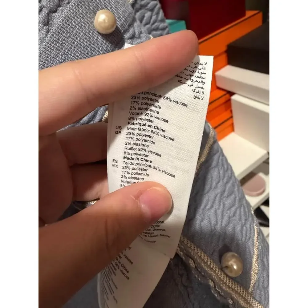 Sandro Cropped knit jacket size xs - Picture 3 of 4